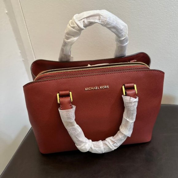 Michael Kors Leather Satchel Bag